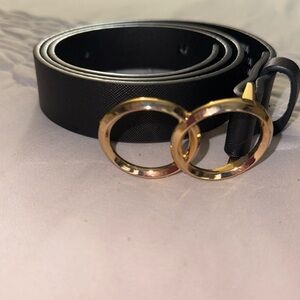 Black belt. Gold details